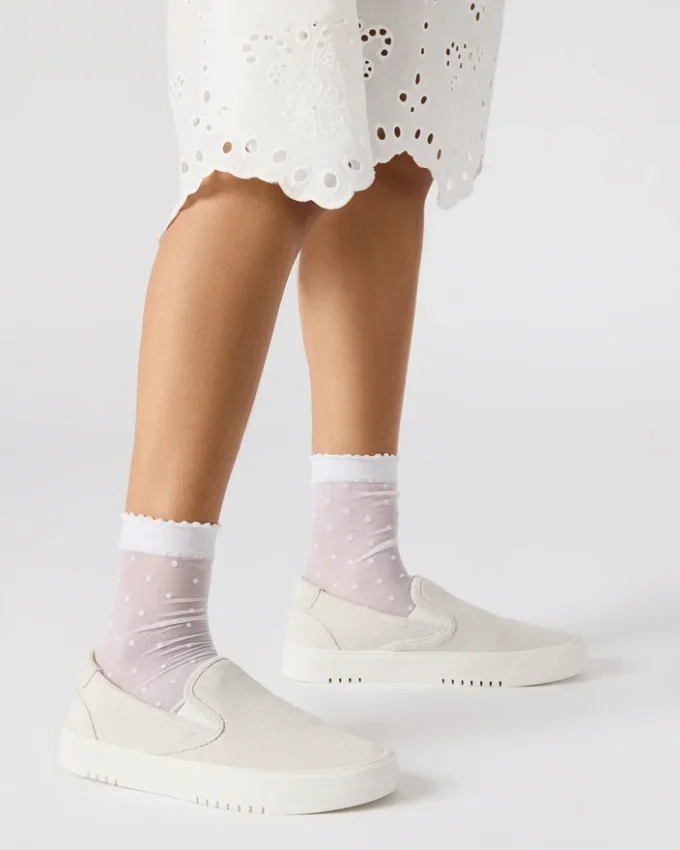 Murphy in pelle scamosciata bianca