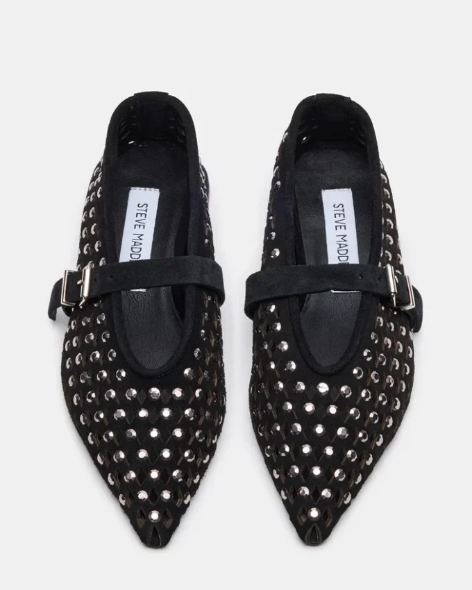 Nico in pelle scamosciata nera