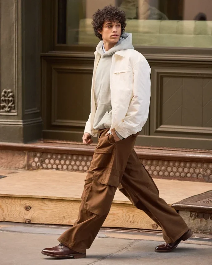 Noby in pelle marrone