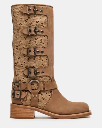 Nubuck Rocky Floral Tan