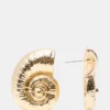 Orecchini a forma di conchiglia in oro Orecchini a forma di conchiglia in oro