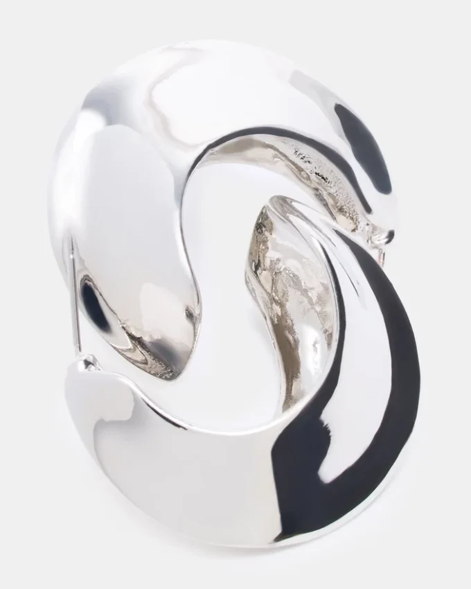 Orecchini a mezzaluna in argento Orecchini a mezzaluna in argento