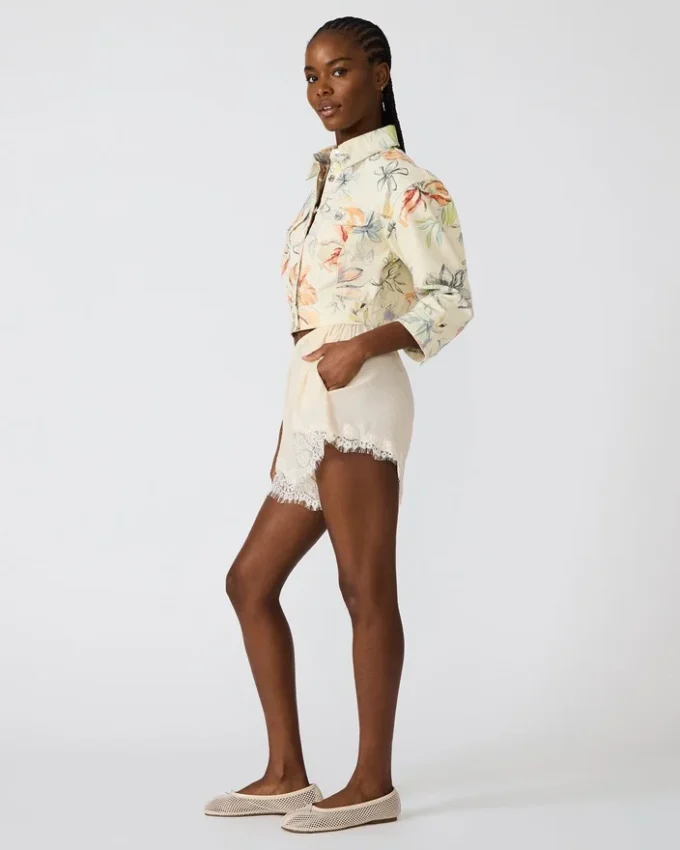 Pantaloncini Daisee Birch White