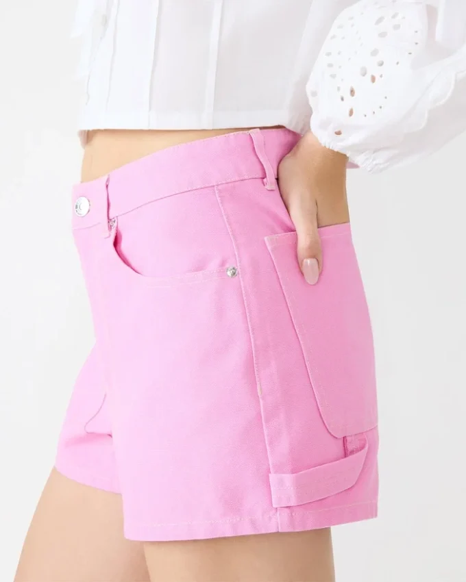 Pantaloncini in tela Sienne Pink Taffy