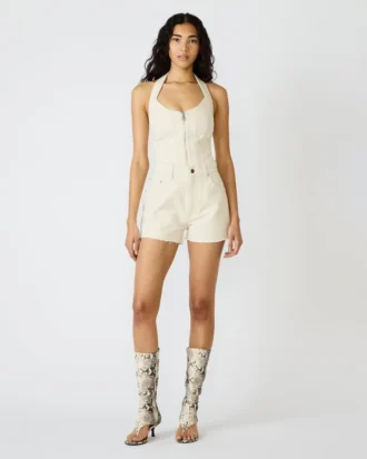 Pantaloncini Lilien in denim naturale