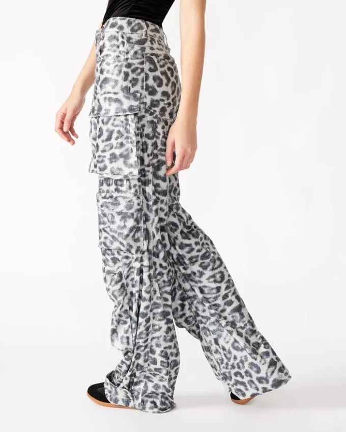 Pantaloni Duo Sequin Leopard Pantaloni Duo Sequin Leopard