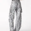 Pantaloni Duo Sequin Leopard Pantaloni Duo Sequin Leopard