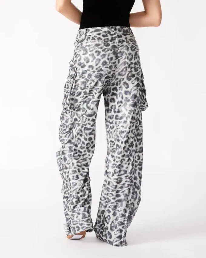 Pantaloni Duo Sequin Leopard Pantaloni Duo Sequin Leopard