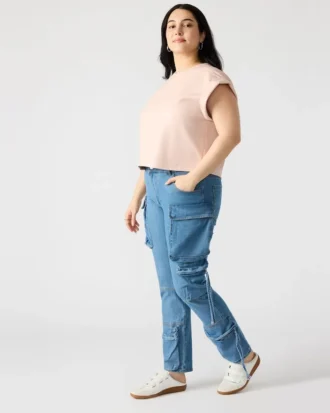 Pantaloni skinny in denim