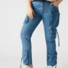 Pantaloni skinny in denim