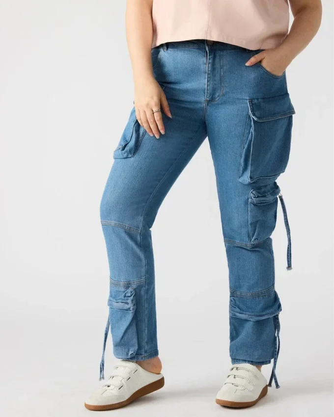 Pantaloni skinny in denim