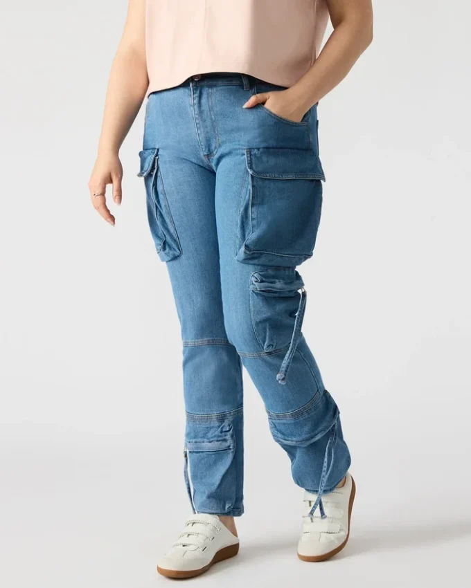 Pantaloni skinny in denim