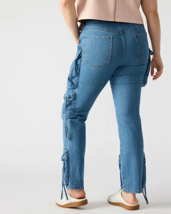 Pantaloni skinny in denim