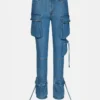 Pantaloni skinny in denim