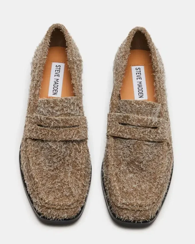 Parlour in pelle scamosciata grigia