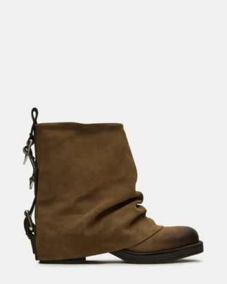 Pelle scamosciata color taupe Benji