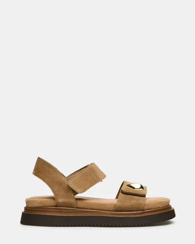 Pelle scamosciata color taupe Matine