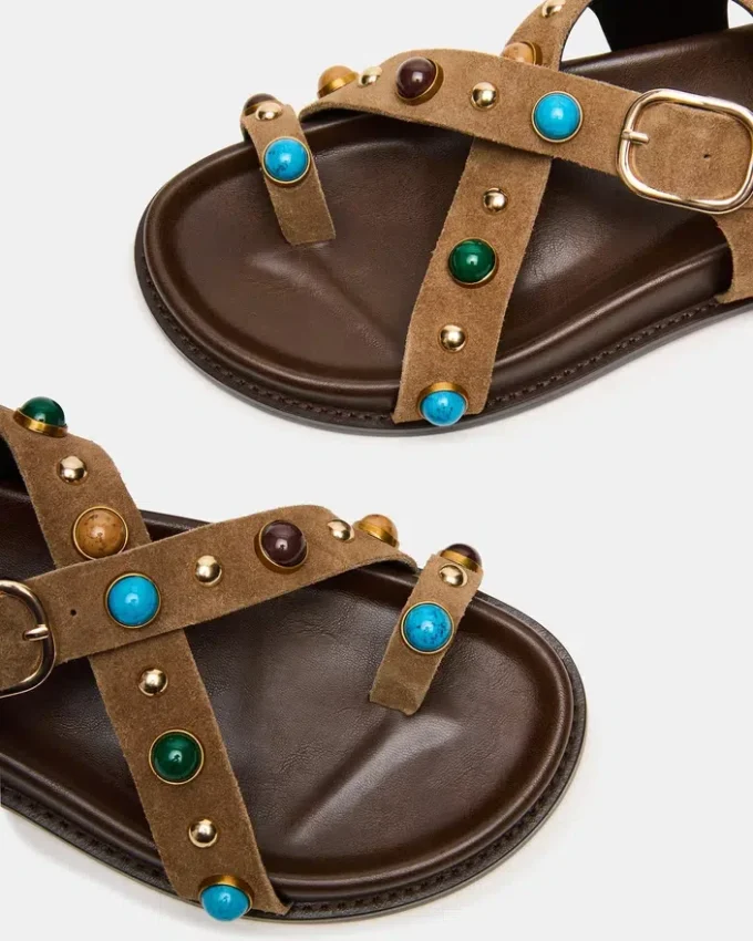 Pelle scamosciata grigiola lineare