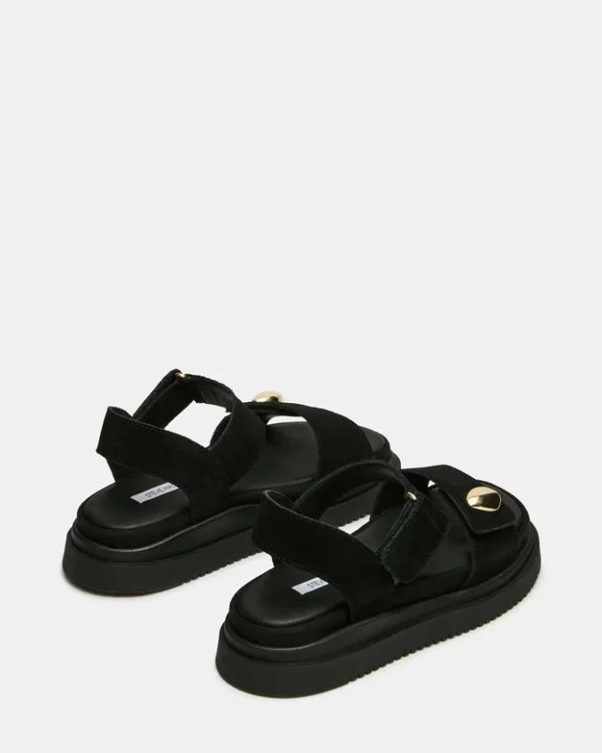 Pelle scamosciata nera Matine