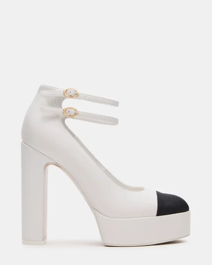 Peyton in pelle bianca