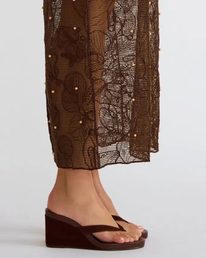 Playing in pelle scamosciata marrone