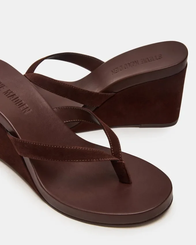 Playing in pelle scamosciata marrone