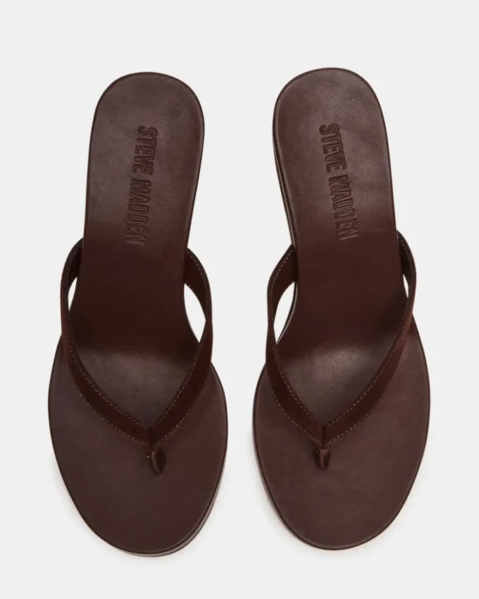 Playing in pelle scamosciata marrone