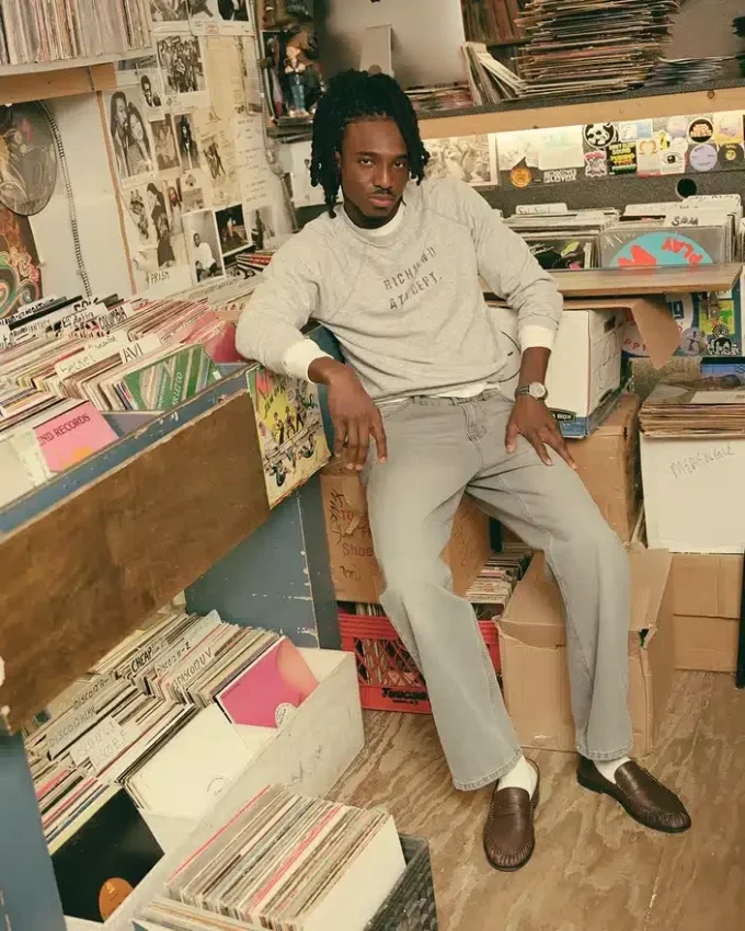 Quincey in pelle marrone