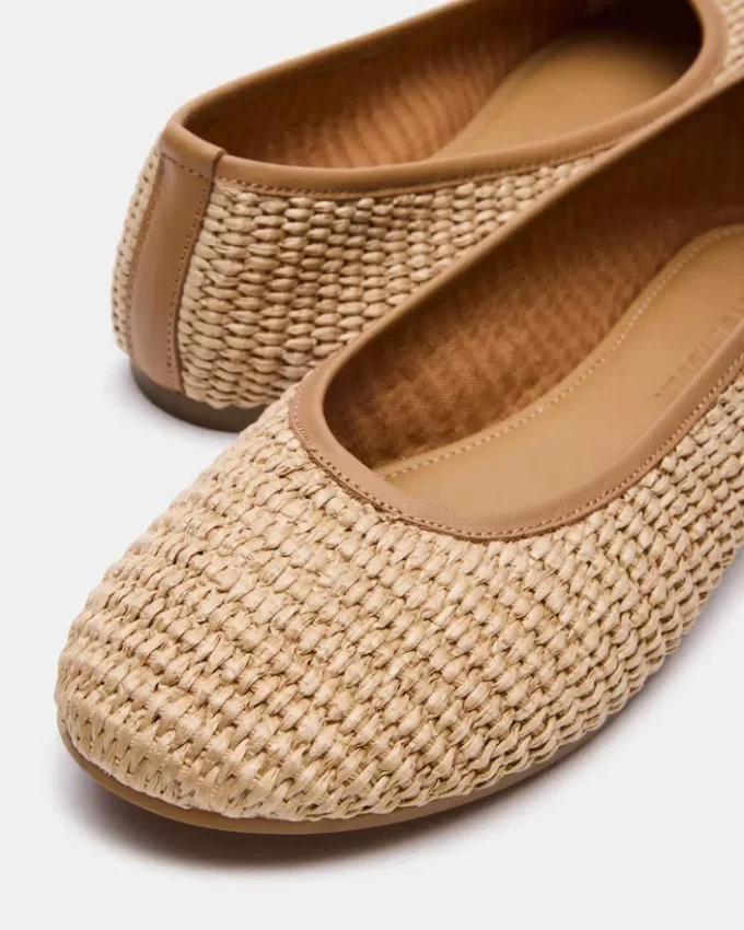 Rafia naturale color merlot