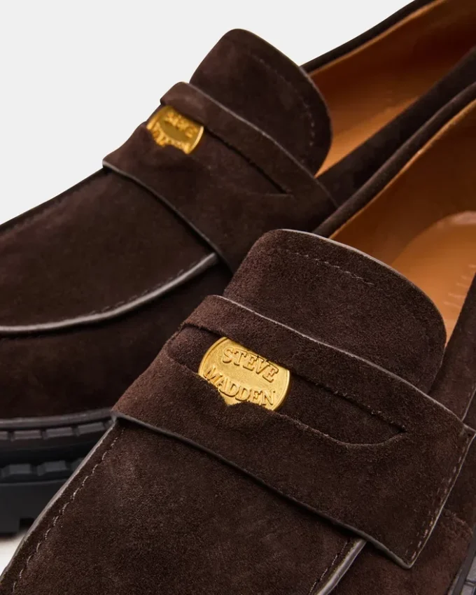 Raftus in pelle scamosciata marrone