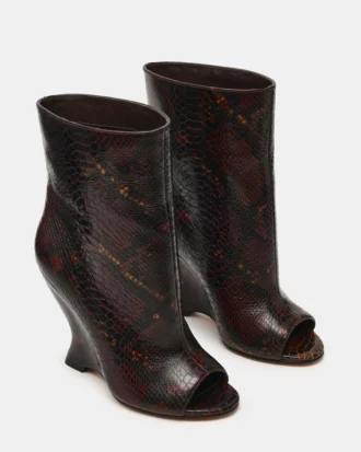 Rylix in pelle serpente marrone