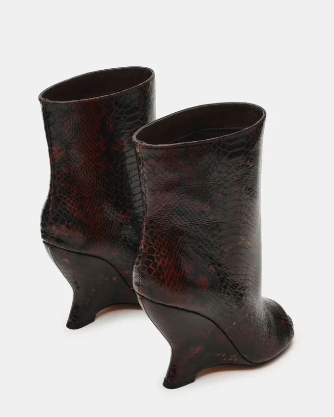 Rylix in pelle serpente marrone