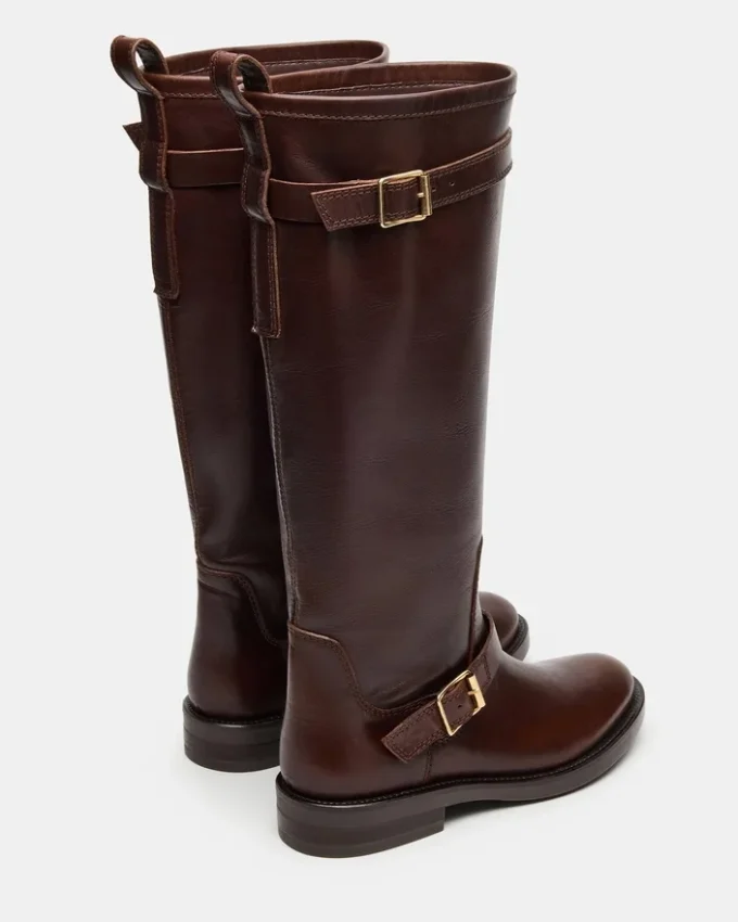 Sady in pelle marrone