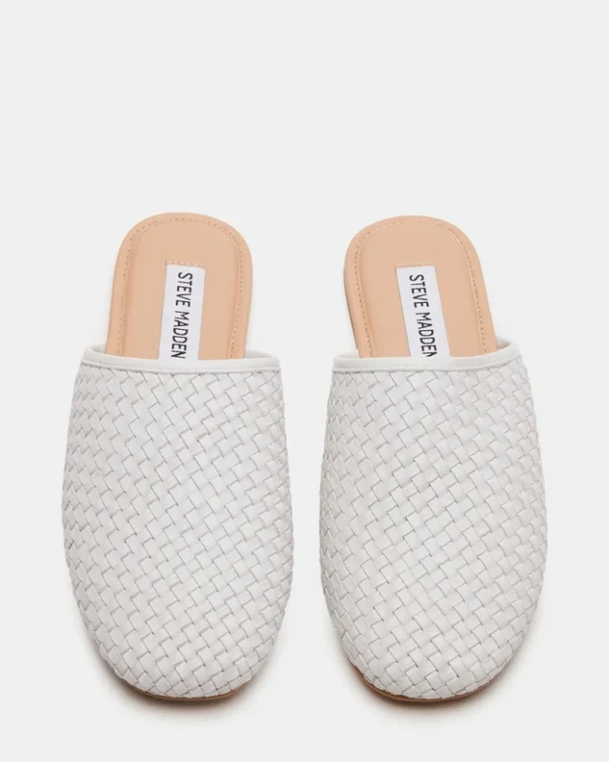 Sallie in pelle color osso