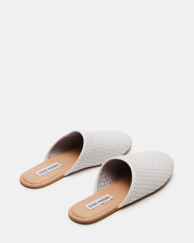 Sallie in pelle color osso