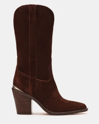 Sally Brown in pelle scamosciata