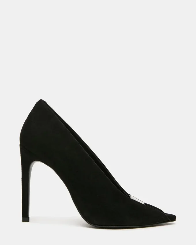 Santino in camoscio nero