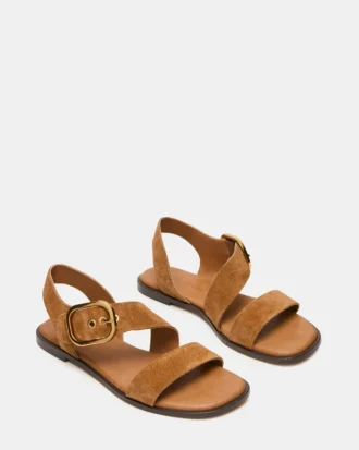 Sayer in pelle scamosciata color tortora scuro