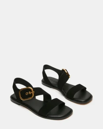 Sayer in pelle scamosciata nera