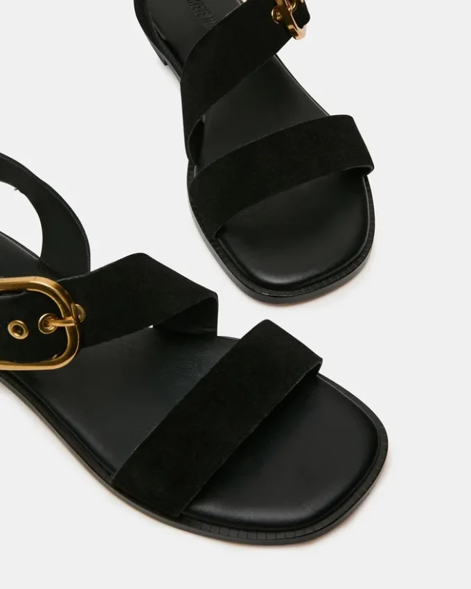 Sayer in pelle scamosciata nera