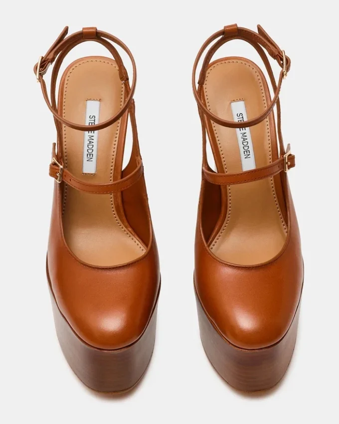 Scotlyn in pelle marrone chiaro