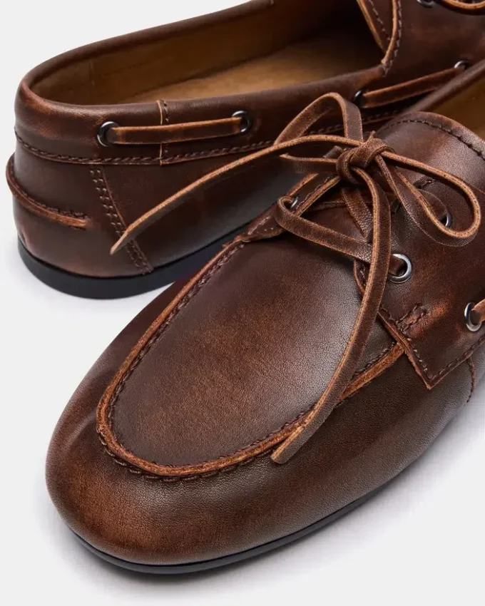 Scoutt in pelle marrone