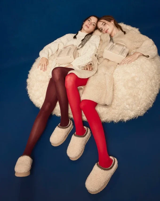 Selena in finta pelle di montone naturale