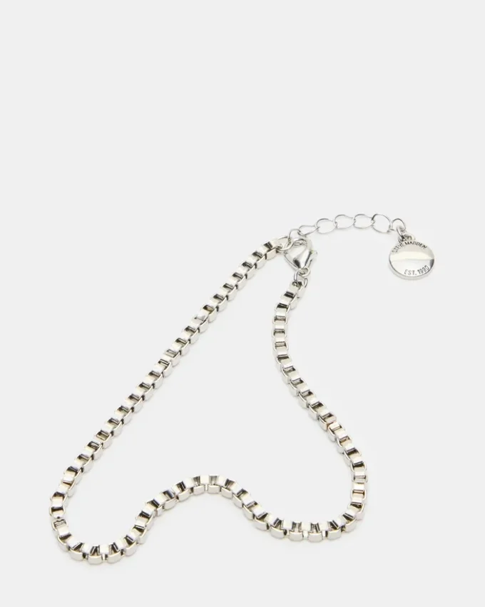 Set di cavigliere con ciondolo a forma di lucchetto