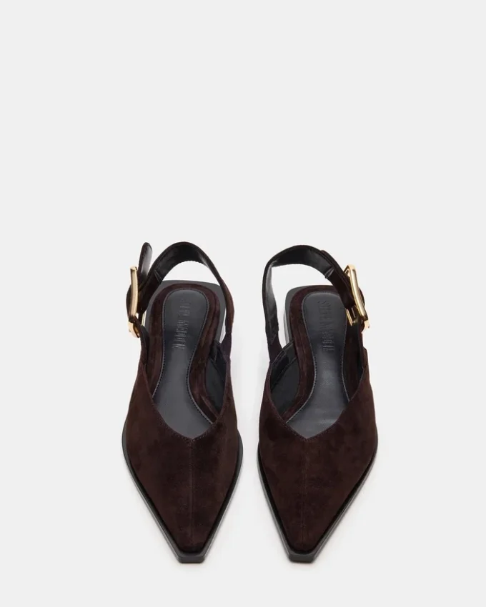 Shay in pelle scamosciata marrone