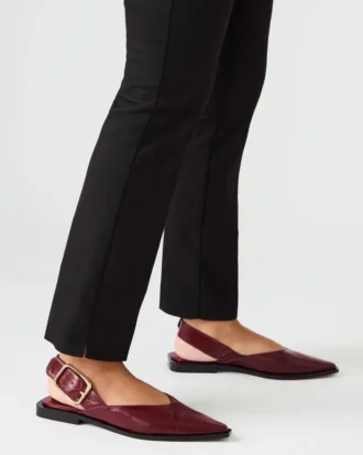 Shay in pelle bordeaux