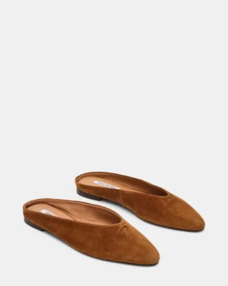 Sherman in camoscio color castagna