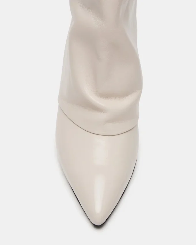 Shiner in pelle bianca