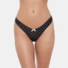 Slip bikini Darling Dot nero multicolore