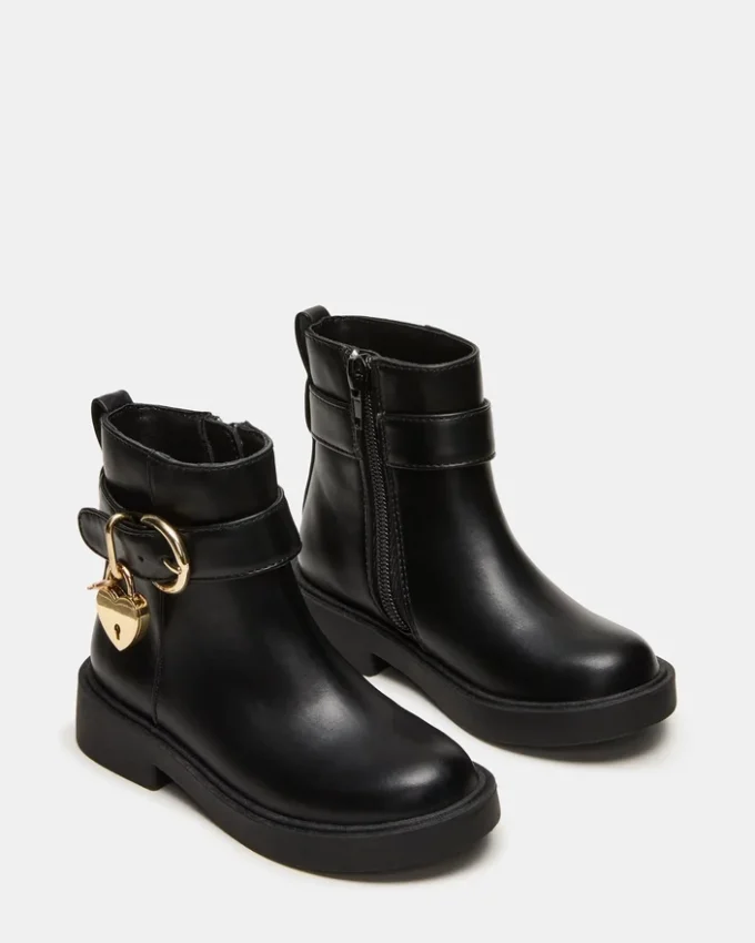 Stivaletti Locket neri per bambini